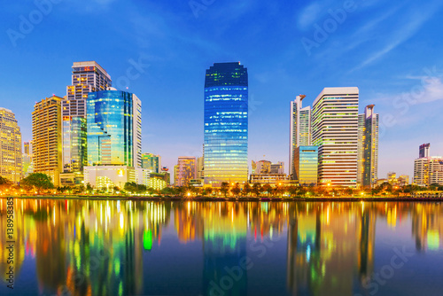 View of architecture in Bangkok financial district © asiastock