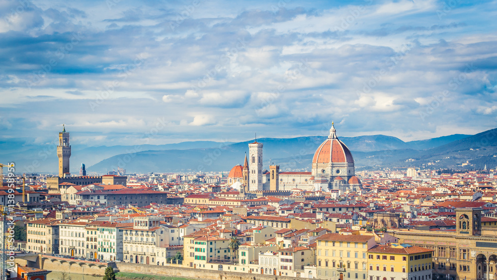 View in Florence, Tuscany, Italy