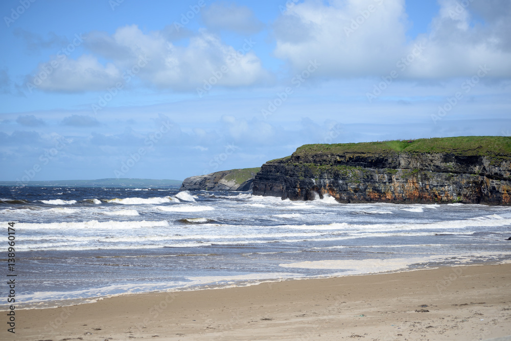 blue waves and cliffs on the wild atlantic way blue waves and cliffs on the wild atlantic way
