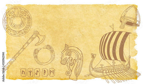 Vikings Background Banner