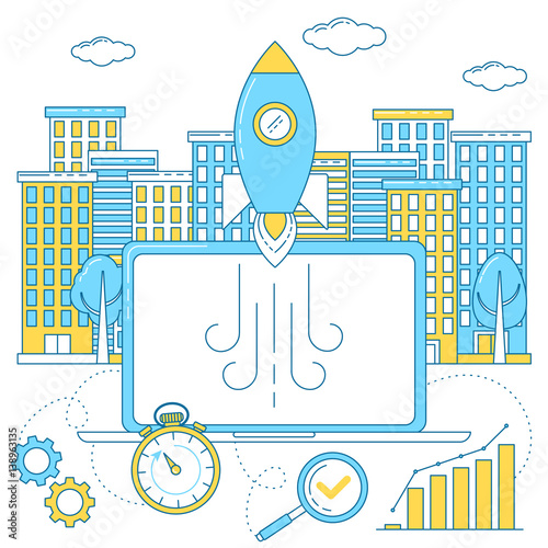 Launching startup from laptop