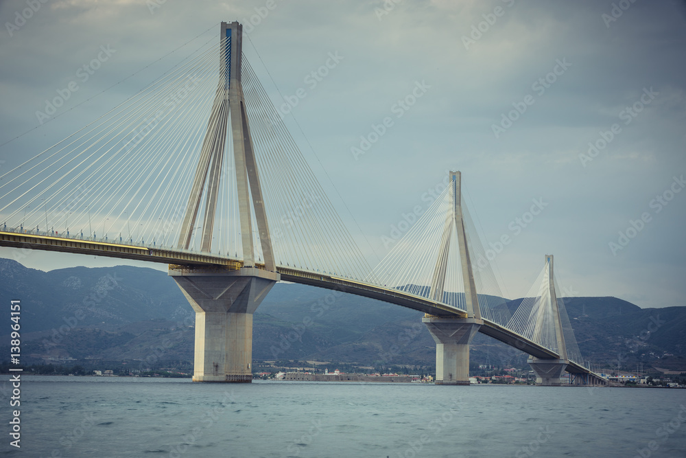 Rio-Antirrio Bridge (Charilaos Trikoupis) in Patras