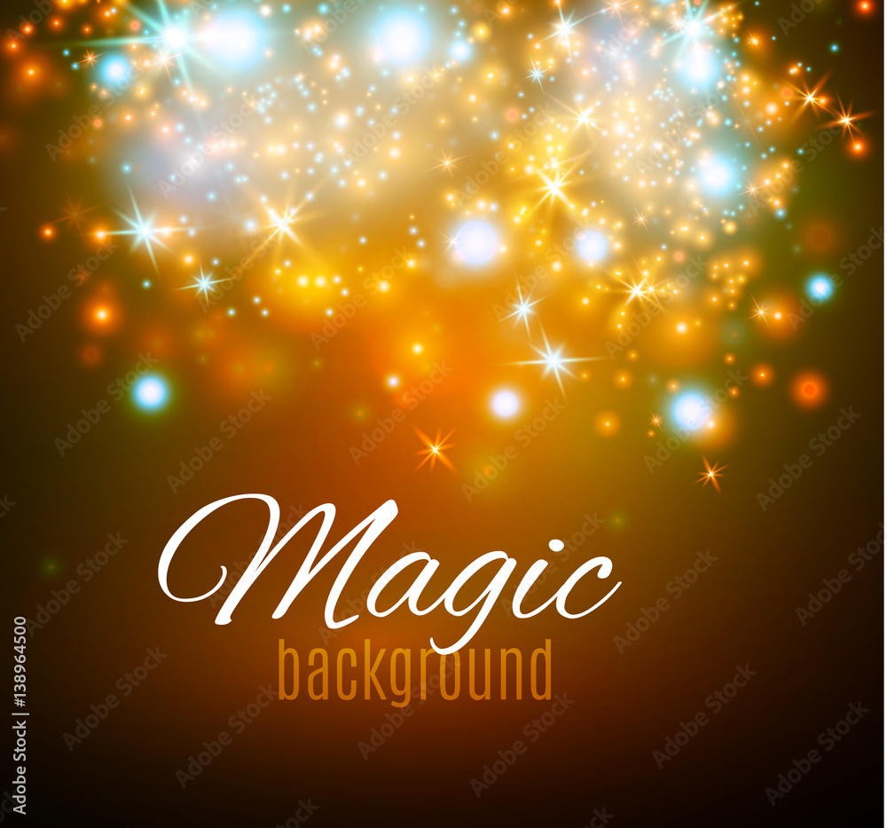 magic light confetti,vector illustration. magic light confetti,vector illustration.