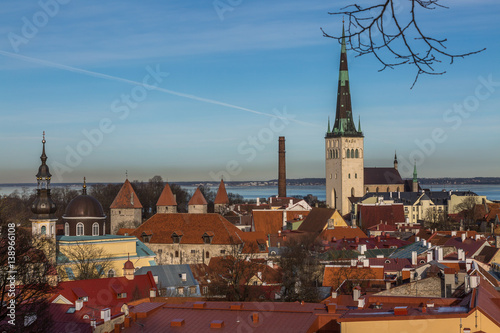 Tallinn city. Estonia,panorama view