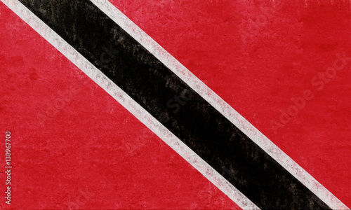 Flag of Trinidad and Tobago Grunge