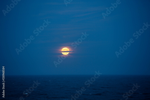 Full Moon over the ocean