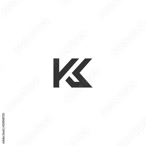 KS or SK or K Logo Icon Illustration photo