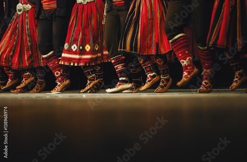 Canvas Print Legs of Serbian Folklore
