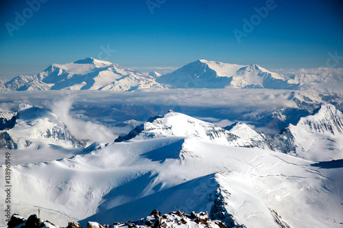 Landscape treck in Aconcagua photo