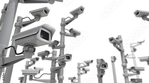 Security Camera and Chaos - 3D Rendering