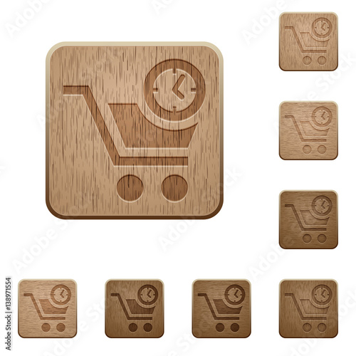 Instant purchase wooden buttons