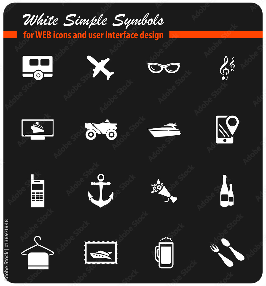 travel icon set travel icon set