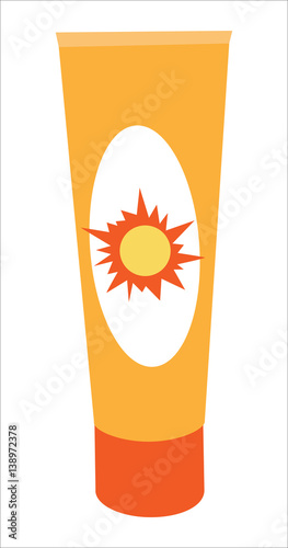 Sunscreen Cream Bottle