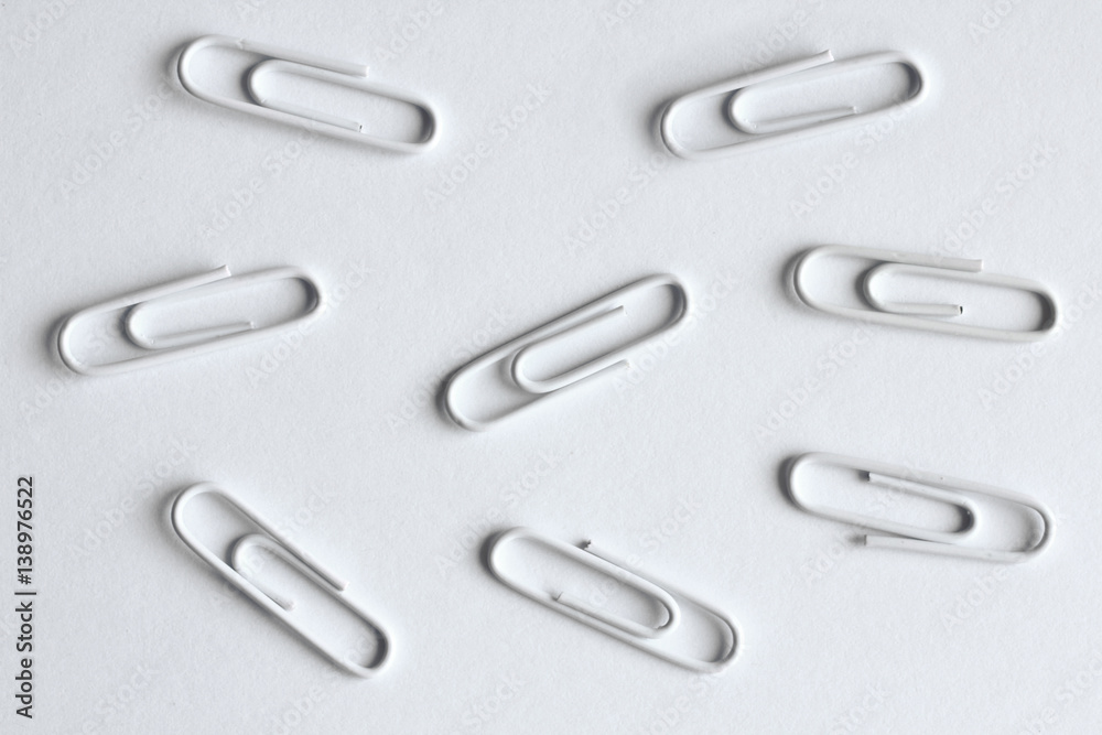 white clips white clips