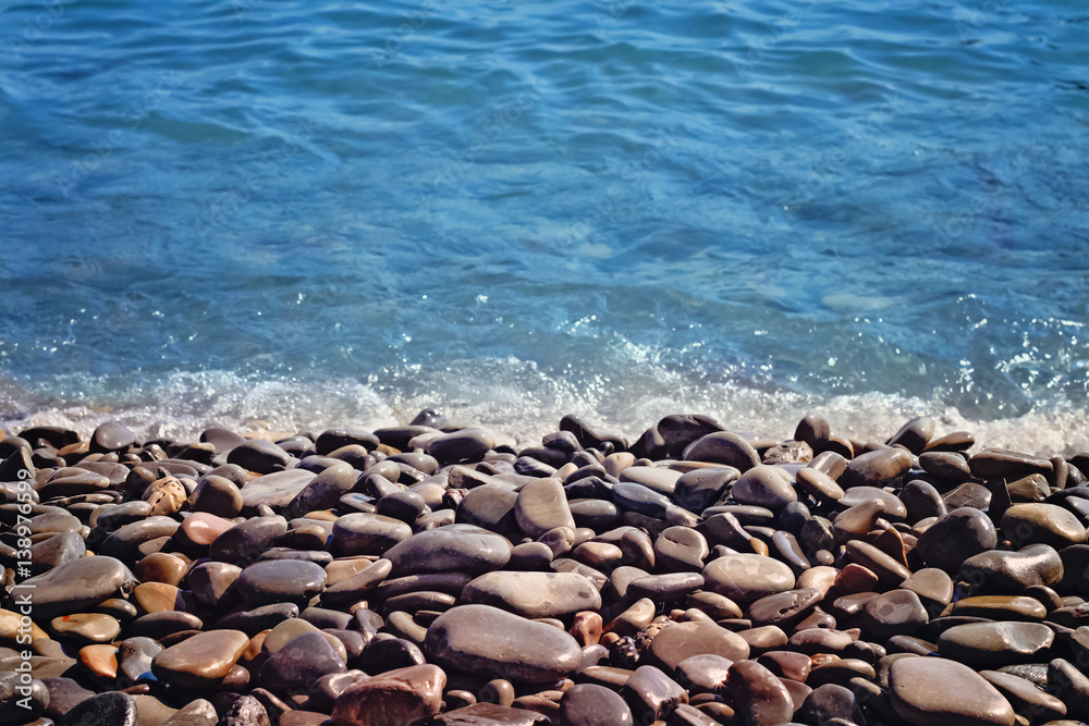 Beach and stones Beach and stones