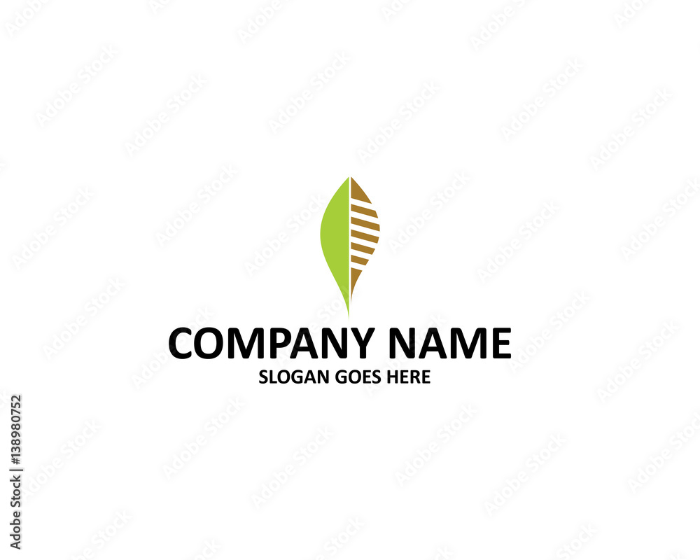 Obraz premium Leaf Logo