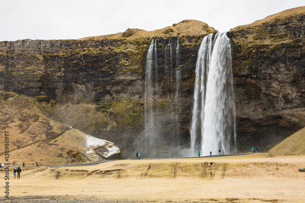 Obraz premium Cascade d'eau en Islande
