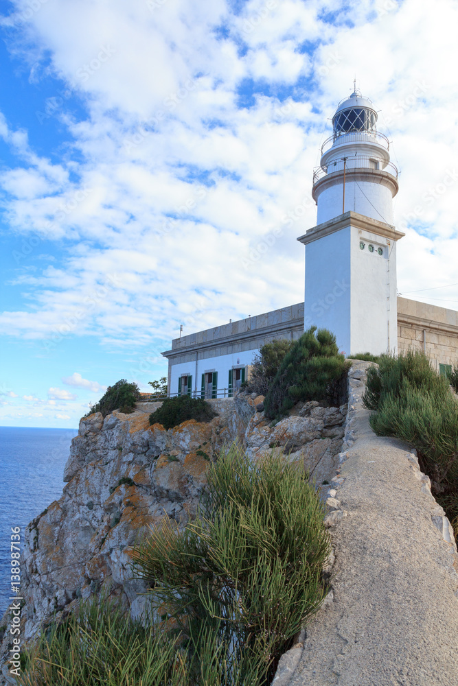 Cap de Formentor Lighthouse and Mediterranean Sea, Majorca, Spain