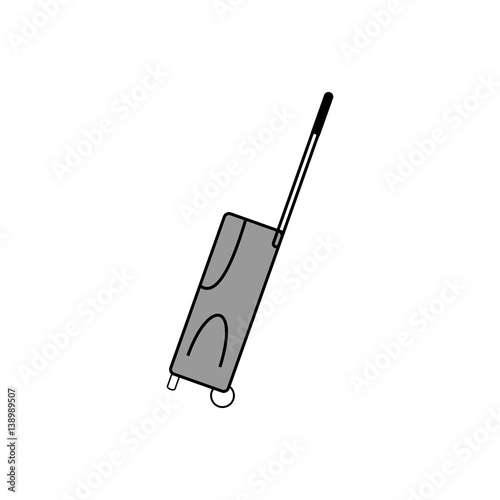 Luggage,suitcase icon on white background