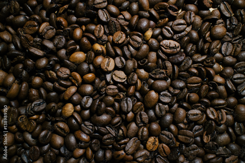 Naklejka premium Coffee beans
