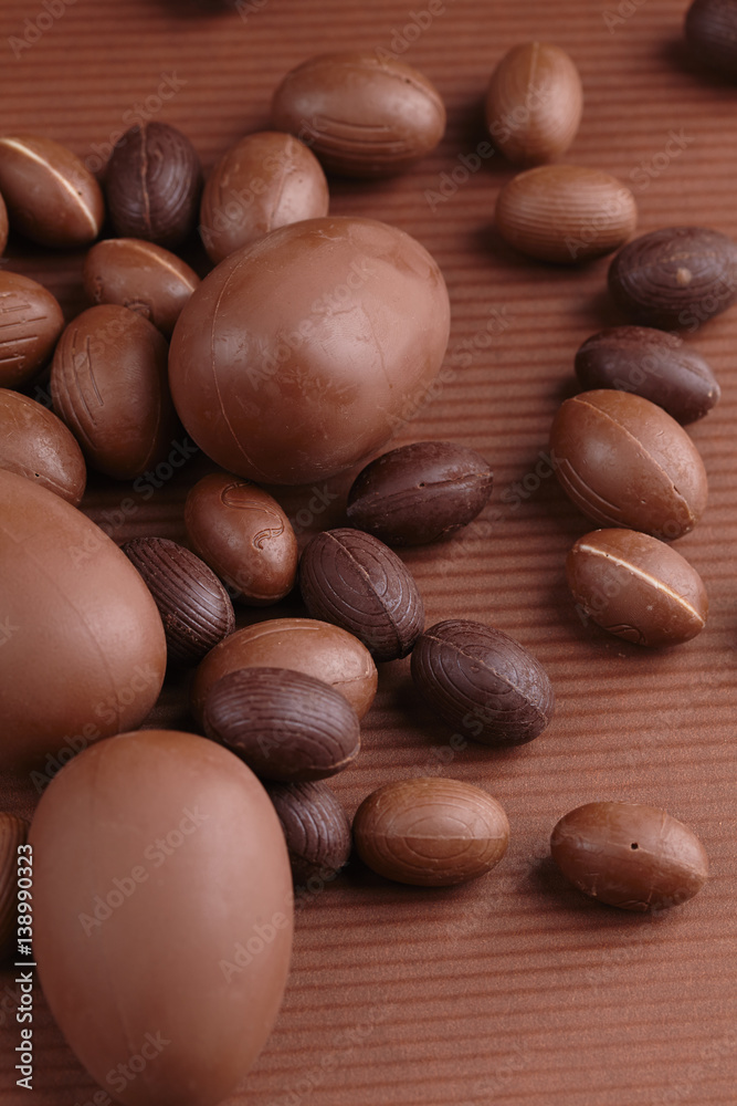 Chocolate Easter eggs Chocolate Easter eggs