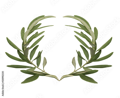 Olive wreath - the reward for the winners of the Olympic games in ancient Greece
