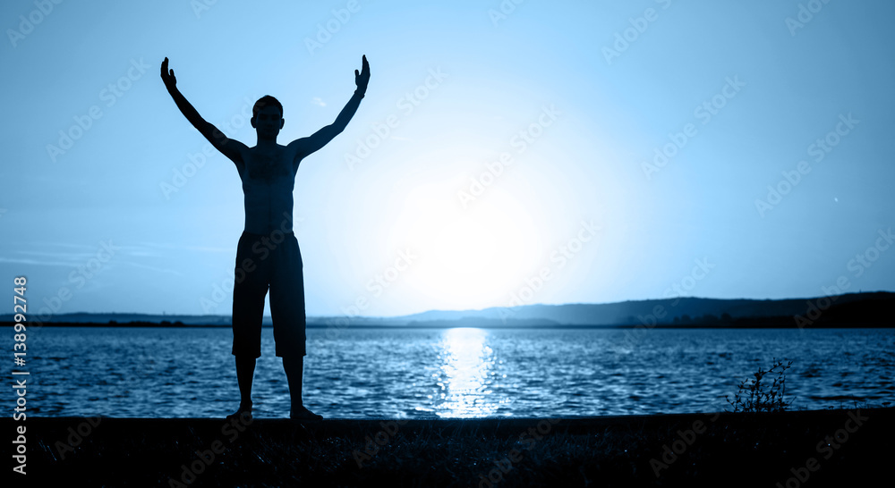Fototapeta premium Life coaching, motivation and self realization concept banner