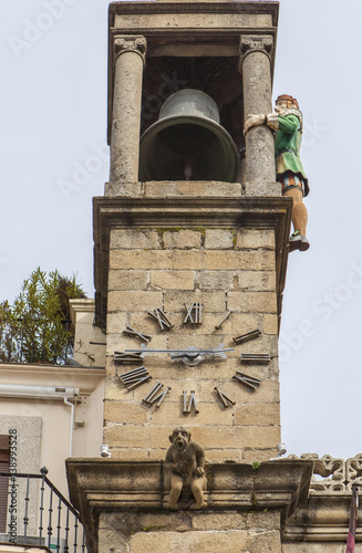 Mayorga Grandfather on clock tower, Plasencia photo