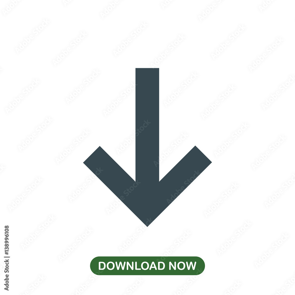 Down arrow icon vector Down arrow icon vector
