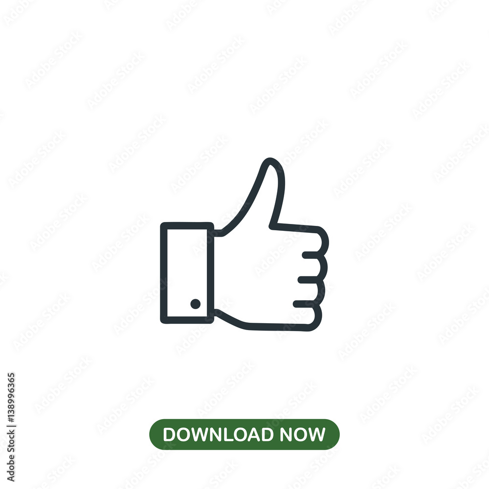 Like icon vector