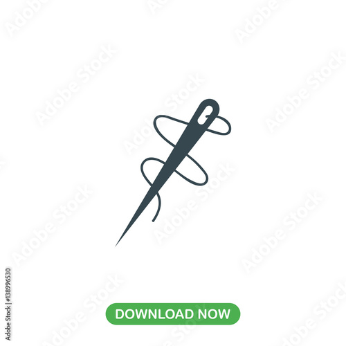 Needle icon vector