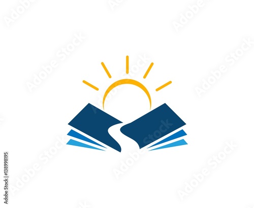 Book sun logo