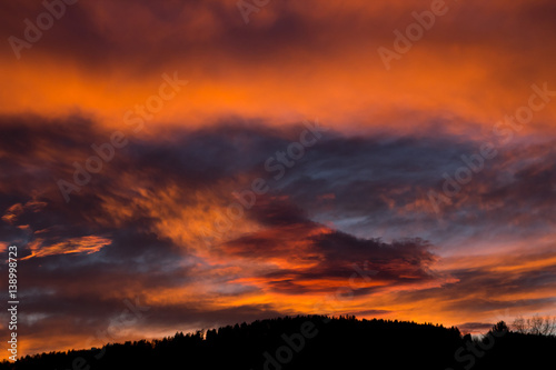 Brennender Himmel
