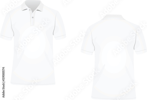 Man polo t shirt vector
