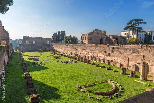 Rome, Italy. Stadium in the palace of Domitian, 80 - 92 years.