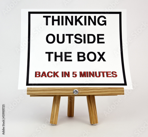 Obraz na plátně The dilettante's dream: THINKING OUTSIDE THE BOX