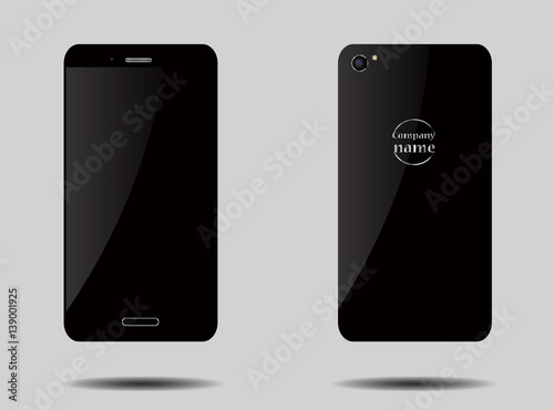 eps 10 vector realistic illustration of mobile phone