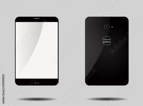 eps 10 vector illustration of tablet gadget