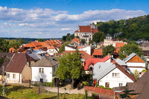 Panorama of charming Kazimierz Dolny, one of the most beautifully situated little towns in central eastern Poland. Europe.