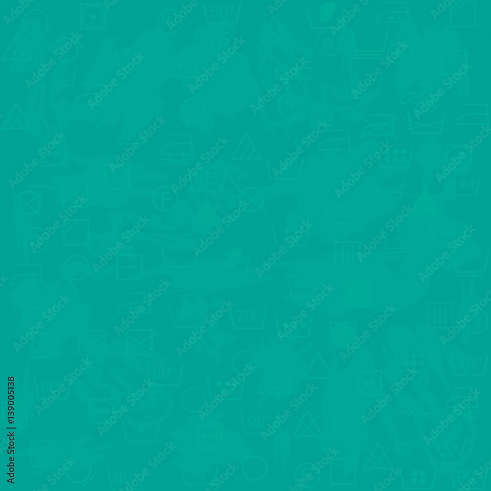 Obraz premium Background with laundry symbols
