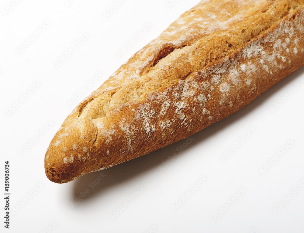 Bread on white background. Isolated. Bread on white background. Isolated.