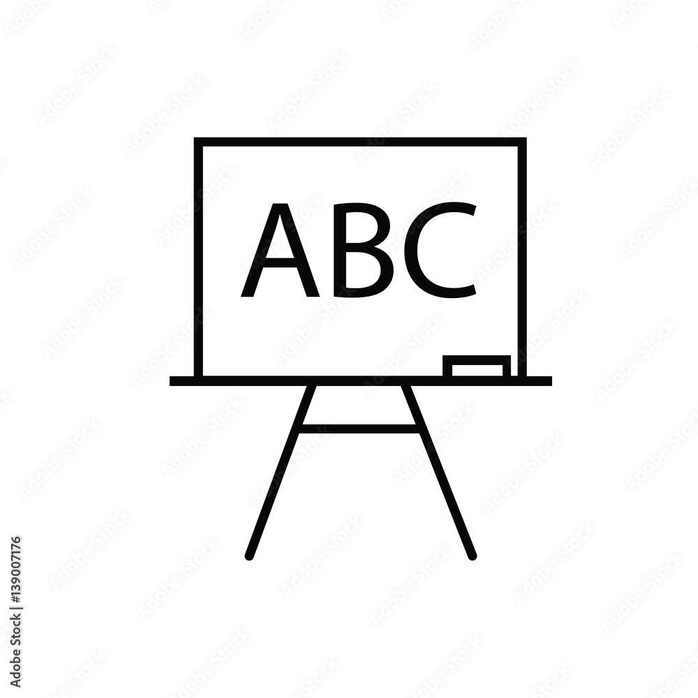board icon on white background board icon on white background