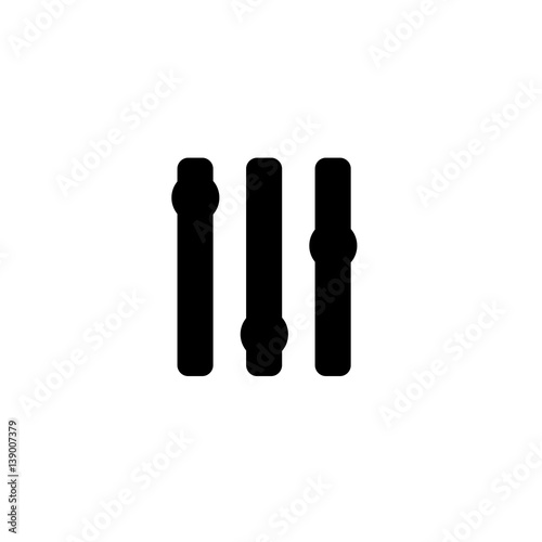 setting icon on white background