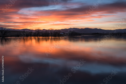 Fossil Lake Reservoir at Sunset © Melissa Woolf