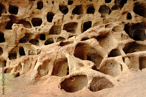 Caves of Valeron attraction, Canary Island Gran Canaria, Spain. photo