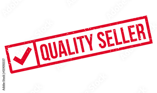 Quality Seller rubber stamp. Grunge design with dust scratches. Effects can be easily removed for a clean, crisp look. Color is easily changed.