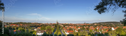 Hildesheim, Panoramablick, 
Ansicht über der Stadt
