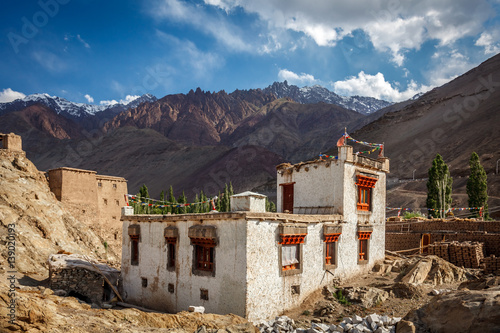 Tibetian house in Himalayas