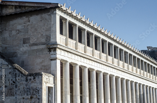 The Stoa of Attalos was a stoa in the Agora of Athens, Greece. photo