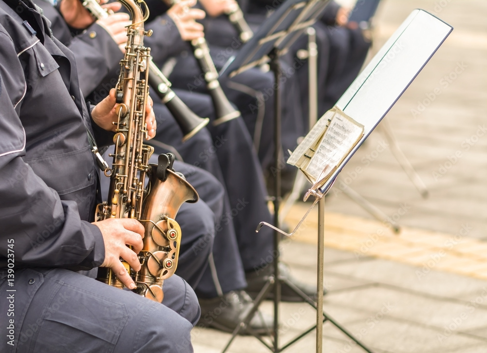 Naklejka premium Winded Orchestra outdoor